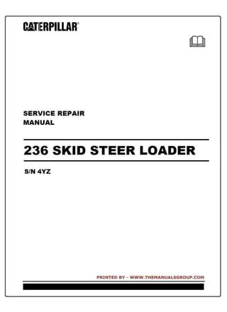 236 skid steer|236 cat skid steer troubleshooting.